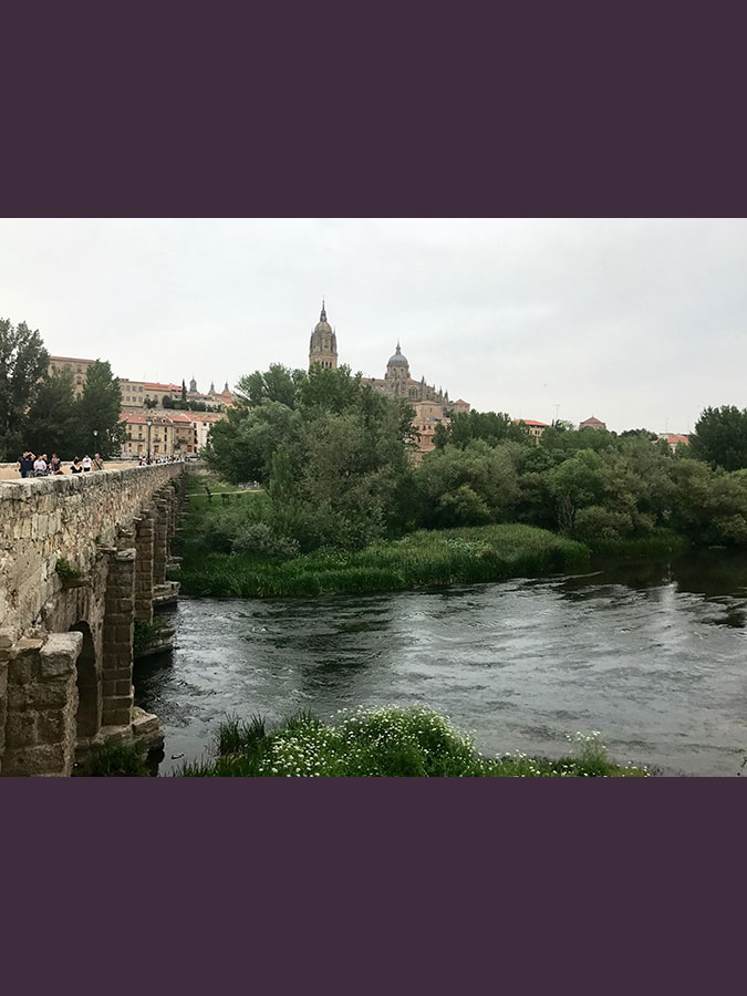 Vista desde el Puente Romano de Salamanca