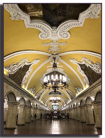 El Metro de Moscú.